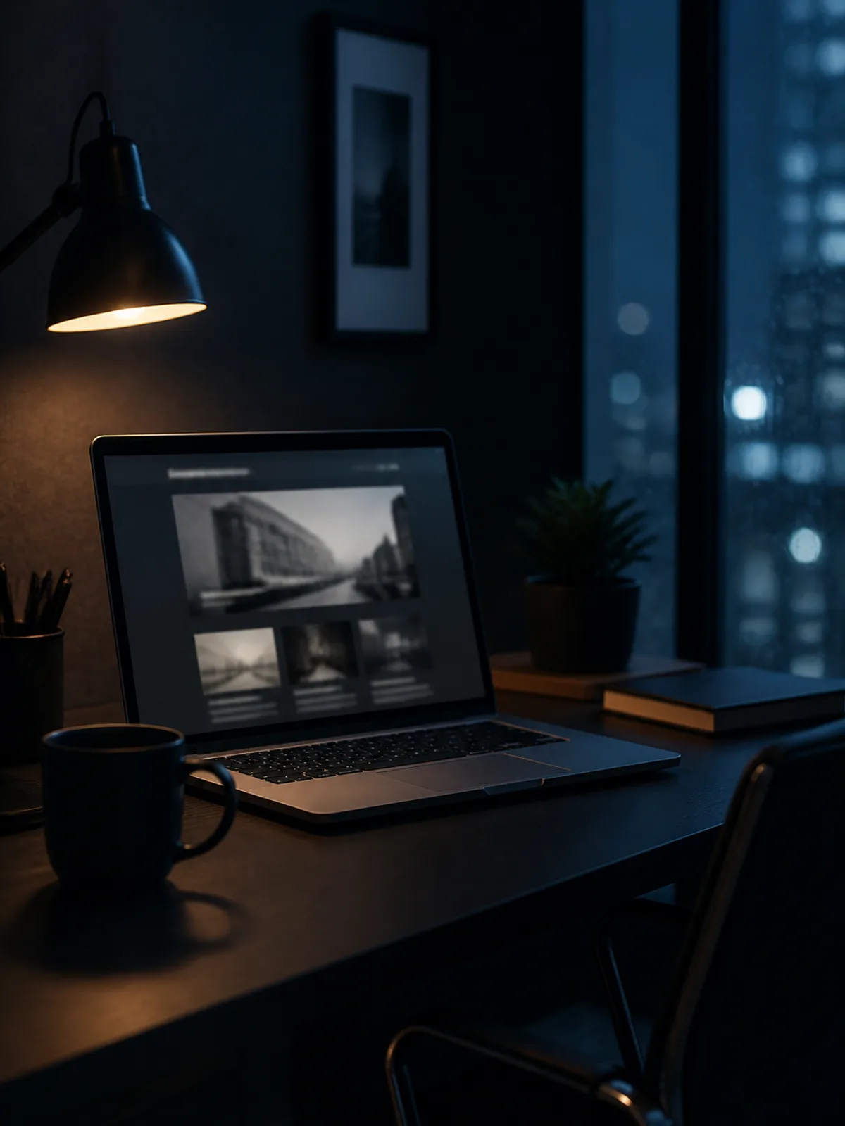 Quiet workspace showing the cost of a website that fails to engage visitors